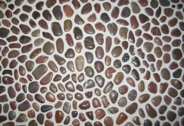 Caulk Brown Mosaic Natural Rock Tiles